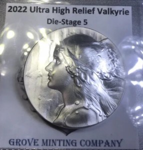 Rare-Only 3 Minted-Stage 5 Die) UHR Valkyrie Grove Minting 1 oz silver🔥Sale🔥