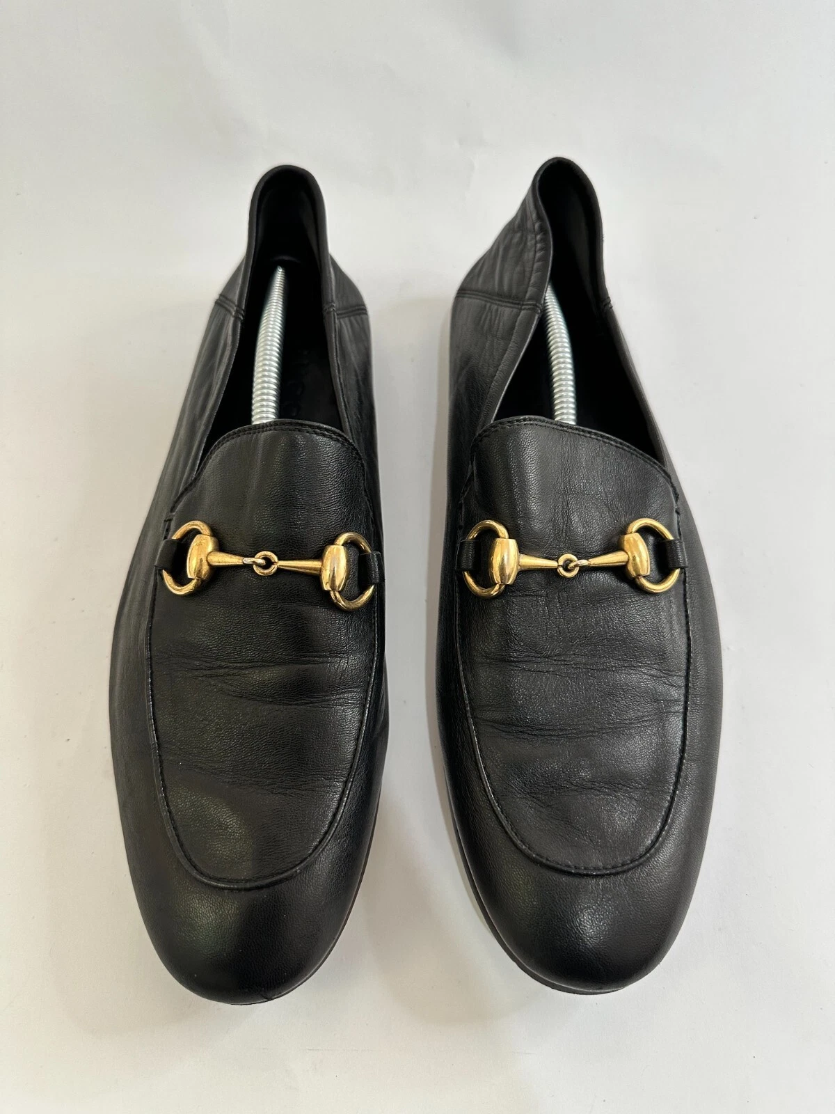 Mocassins femme Gucci peau d'agneau Brixton Horsebit noir taille 5 UK  38 EU