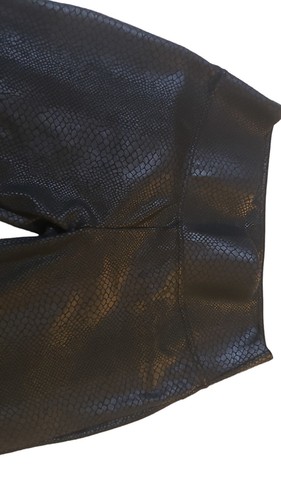 Vince Camuto Black Snake Print Leggings Womens Medium M Pull On - Picture 4 of 10