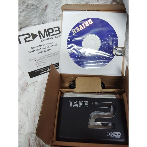 New T2 Tape To MP3 Converter With USB & Driver CD Open Box