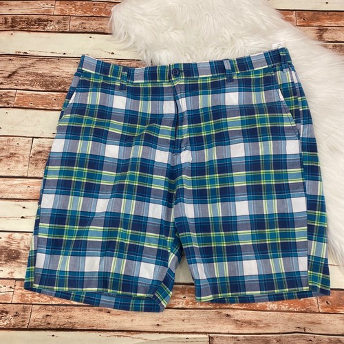 Bit Trimmer Madras Plaid Shorts Size 