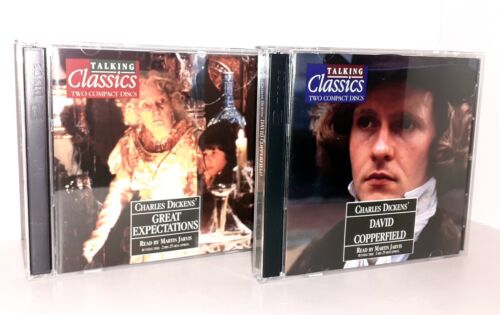 CHARLES DICKENS - David Copperfield & Great Expectations - 2 CD Audio Books - Afbeelding 1 van 3