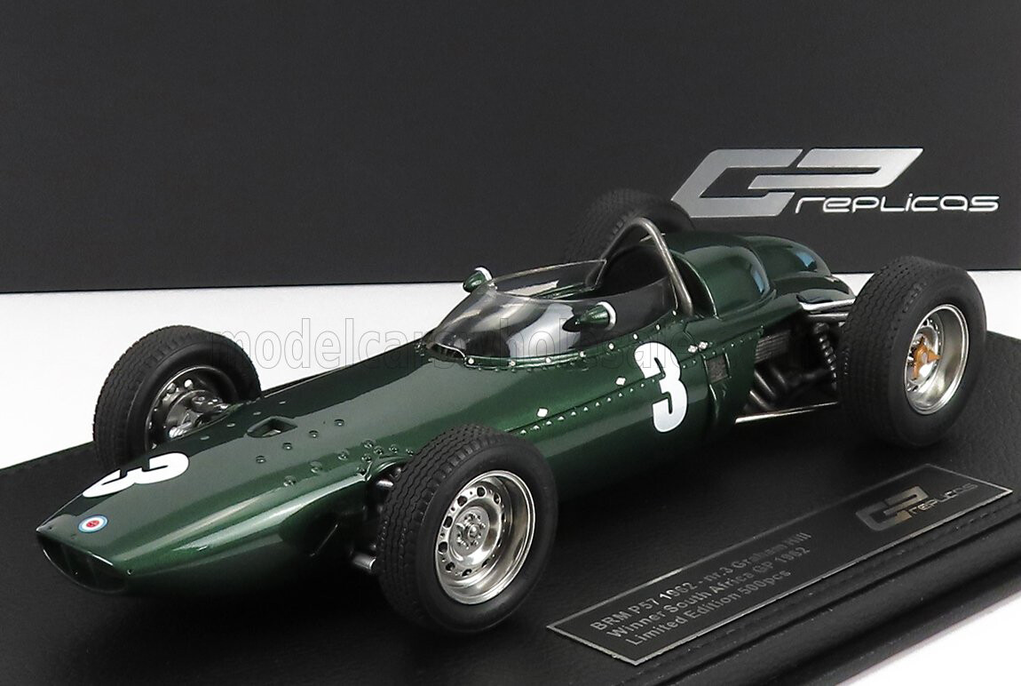 GP Replicas BRM F1 P57 WINNER SOUTH AFRICA WORLD CHAMPION 1962 HILL 1/