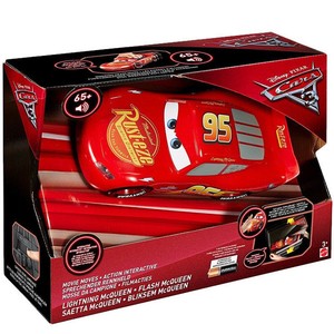 Mattel Cars 3 Saetta Mcqueen Re Action Macchina Interattiva Luci E Suoni Ebay