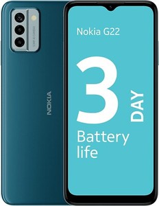 Nokia G22 64GB - 4GB RAM 6,5" Dual SIM - Lagoon Blue entsperrt Android Smartphone