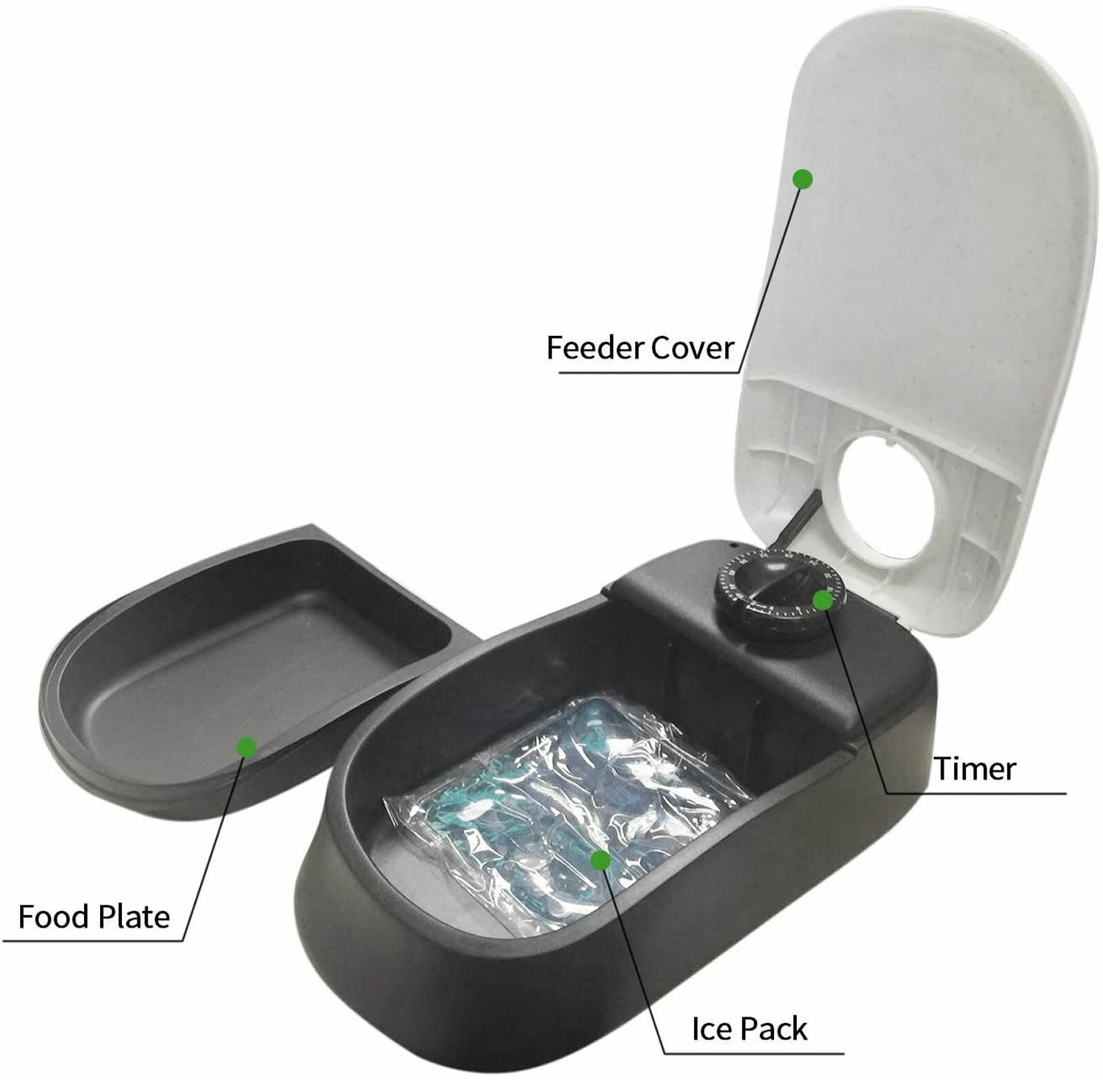 pawise automatic pet feeder