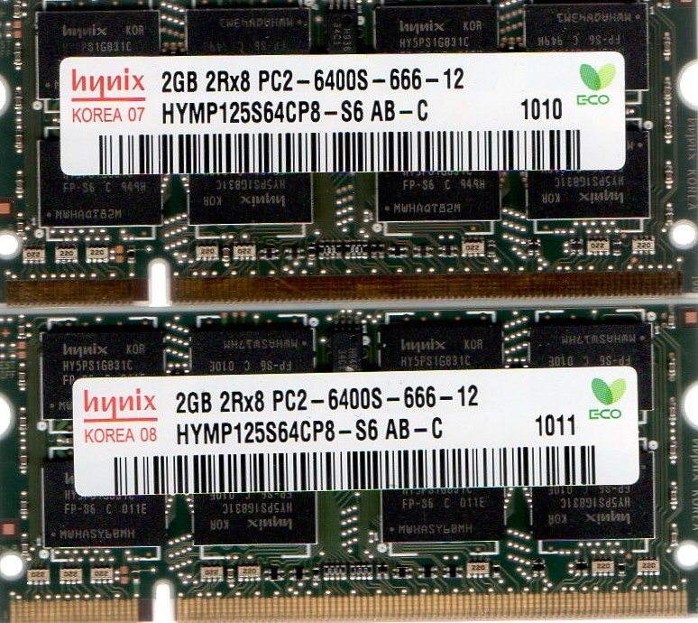 Kit Mémoire RAM 4GB (2x2GB) DDR2 Pour PC Portable HP Pavilion Dv9908ca, Dv9910ca - Neuf En Boîte !