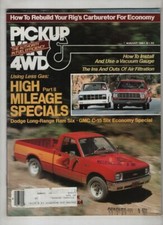 Pickup Van & 4WD Mag Dodge Ram Six GMC C-15 August 1981 051021nonr