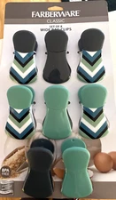 Farberware Wide Bag Clips Potato Chip Snack  w/Magnetic Back  BRAND NEW