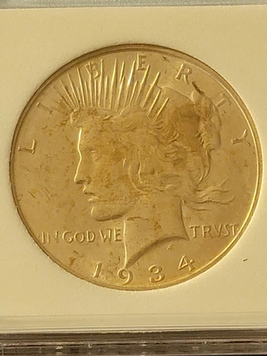 1934-D Denver Mint Silver Peace Dollar Select-Gem Uncirculated