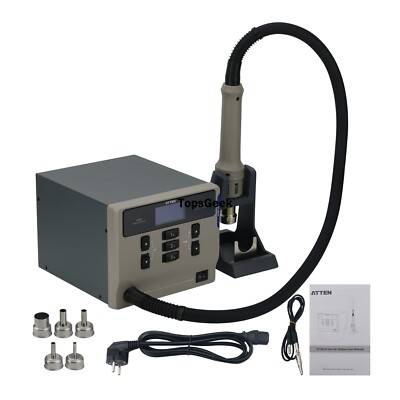 ATTEN ST-862D 1000W Hot Air Station Rework Station Desolder Standard w/4 Nozzle