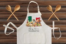 Mexican Food Cooking Apron Personalized Chef Apron Chef Mexican Linen Apron