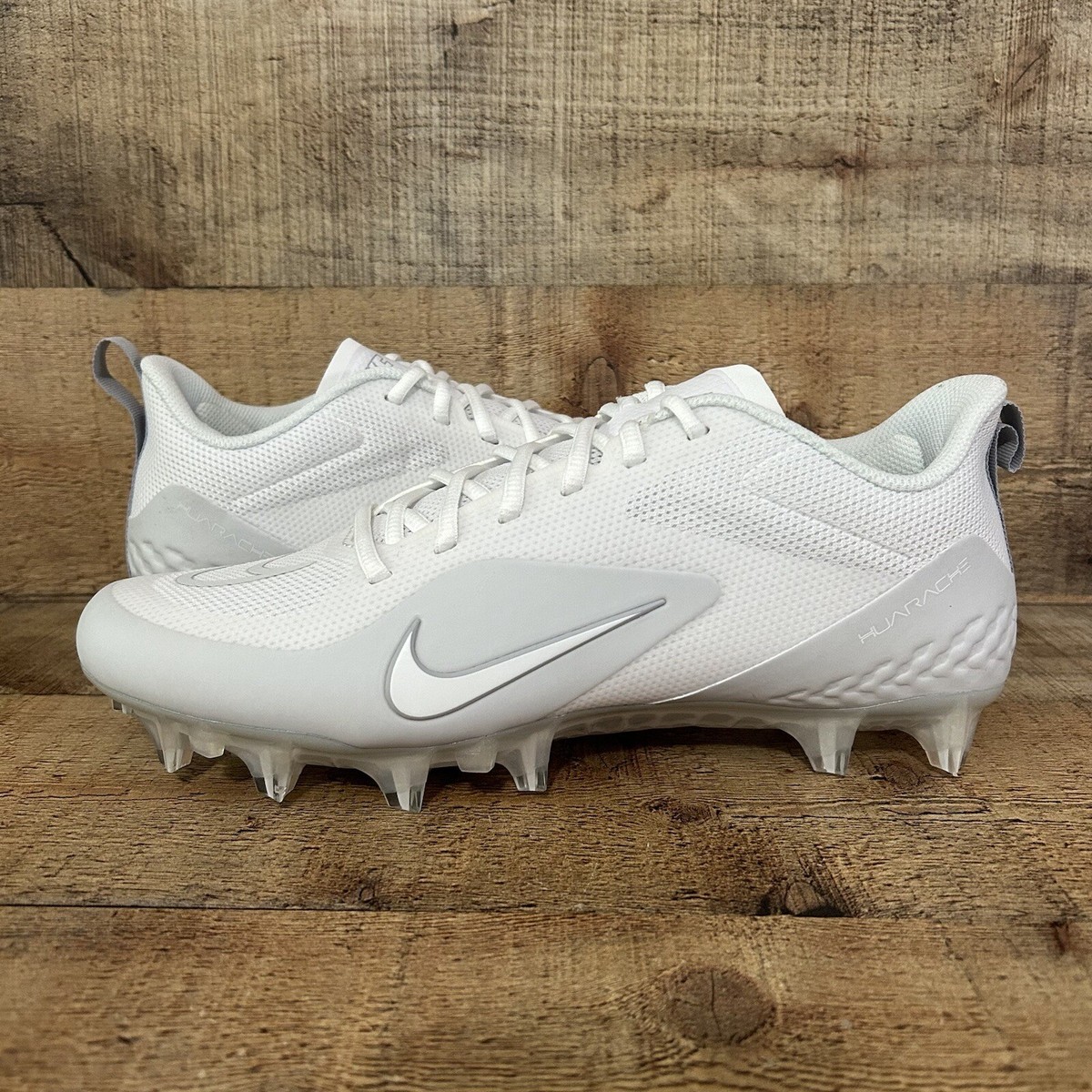 Nike Alpha Huarache 8 Pro LAX Lacrosse Cleats White CW4439-110