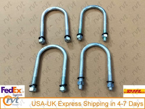 U-Boulons Avec Écrous Et Rondelles - Acier Zingué - Filetage Métrique M6 M8 M10 - DIN 3570