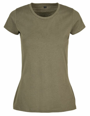 Damen T-Shirt Rundhals 100% Baumwolle Single Jersey Übergröße Gr. XS - 5XL BB012