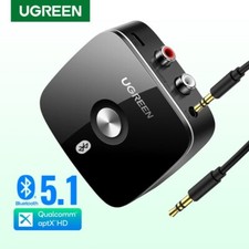 UGREEN Bluetooth RCA Receiver 5.1 Aux 3.5mm aptX HD Wireless Adapter For TV Car