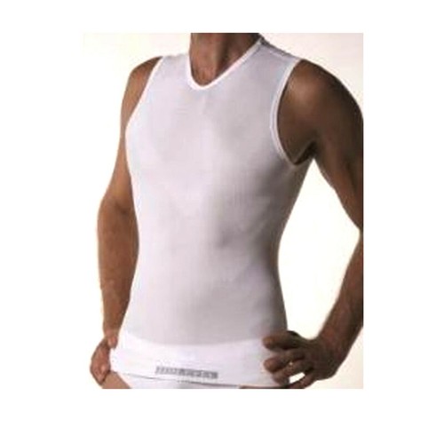 Maglietta Smanicata RED LEVEL Canotta Intima Uomo T-Shirt Microrete  Traspirante | eBay