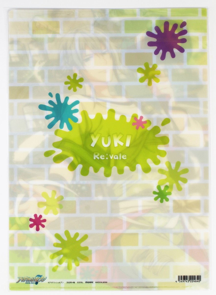 Idolish7 Clear File Folder A4 Yukito Orikasa Monster Parade