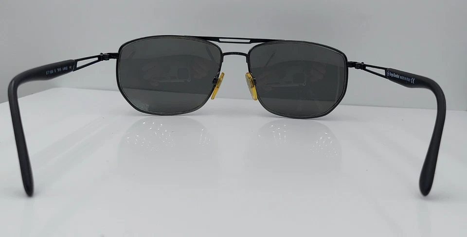 Gafas de sol Sergio Tacchini St1006-S negras piloto de metal Italia SOLO MARCOS Foto 4 de 4