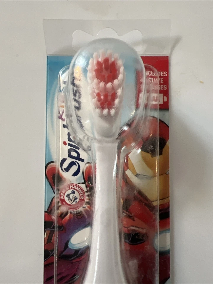Kids Spinbrush Toothbrush Avengers Character Marvel Iron Man - Image 3 of 4