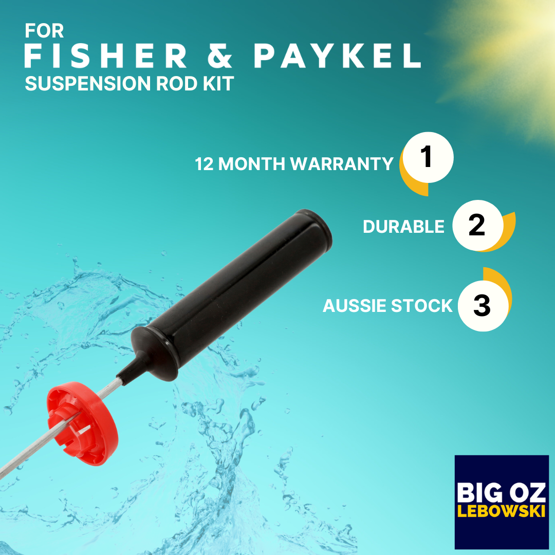 SUSPENSION ROD KIT FOR FISHER & PAYKEL 10KG WASHSMART WA1068G1 FREE