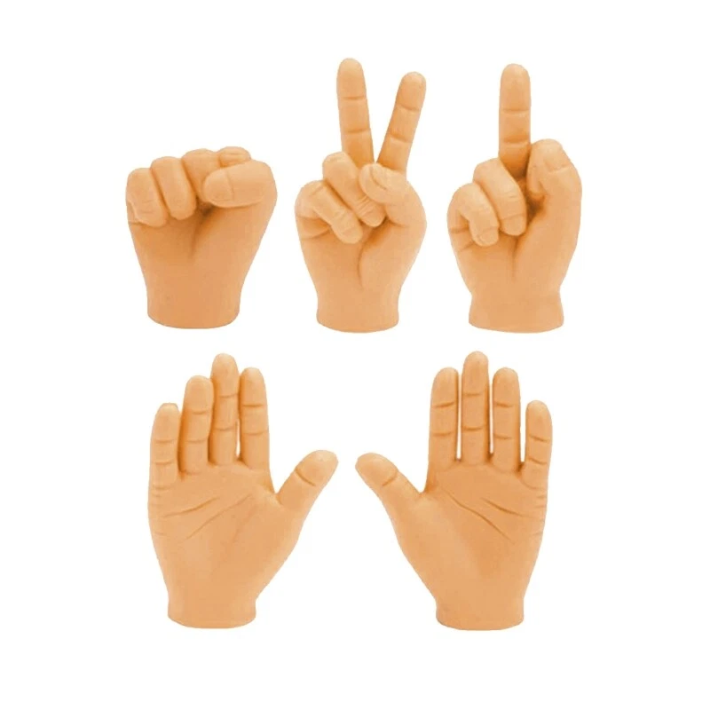 Tiny Hands Middle Finger Little Finger Puppets Mini Finger Hands