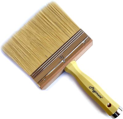 6 Inch Wide Flat Paint Brushes for Painting Walls Cabinets Furnitures