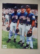 Charles Johnson and Moises Alou Autographed 8
