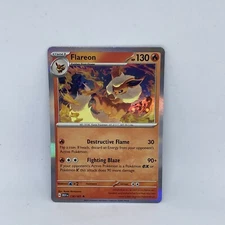 Pokemon 151 Scarlet and Violet | 136/165 - Flareon Holo Rare - English