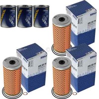 3X Original Mahle / Knecht ÖLfilter Ox 92D + 3X Sct Motor Flush MotorspüLung
