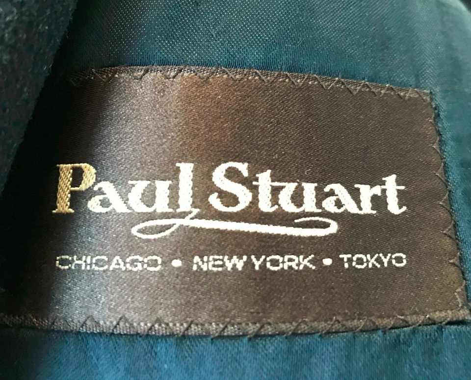 Paul Stuart wool/cashmere hidden placket coat - Image 2 of 3