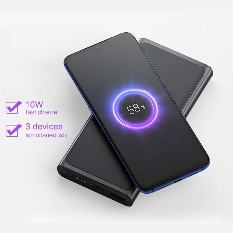 Xiaomi Wireless Fast Power Bank Charger 10000mAh For iPhone Samsung Android Mi - Image 4 of 4