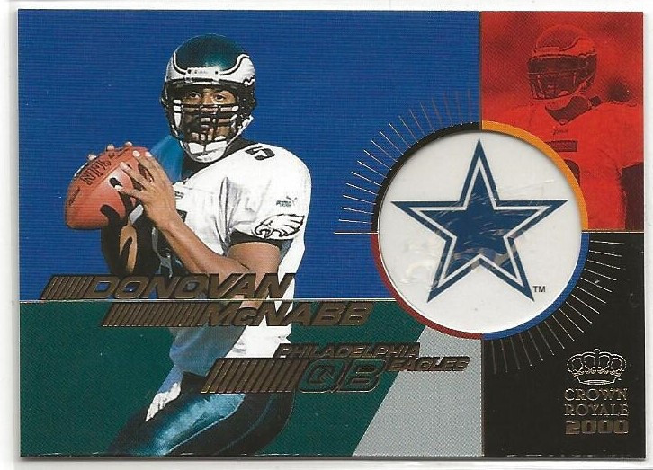 DONOVAN MCNABB - QB - Eagles 2000 Pacific Crown Royale In The Pocket #10  (696a)