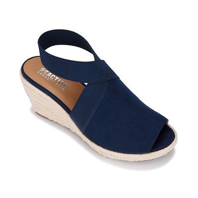 Carrie Espadrille Wedge Sandals -, navy 