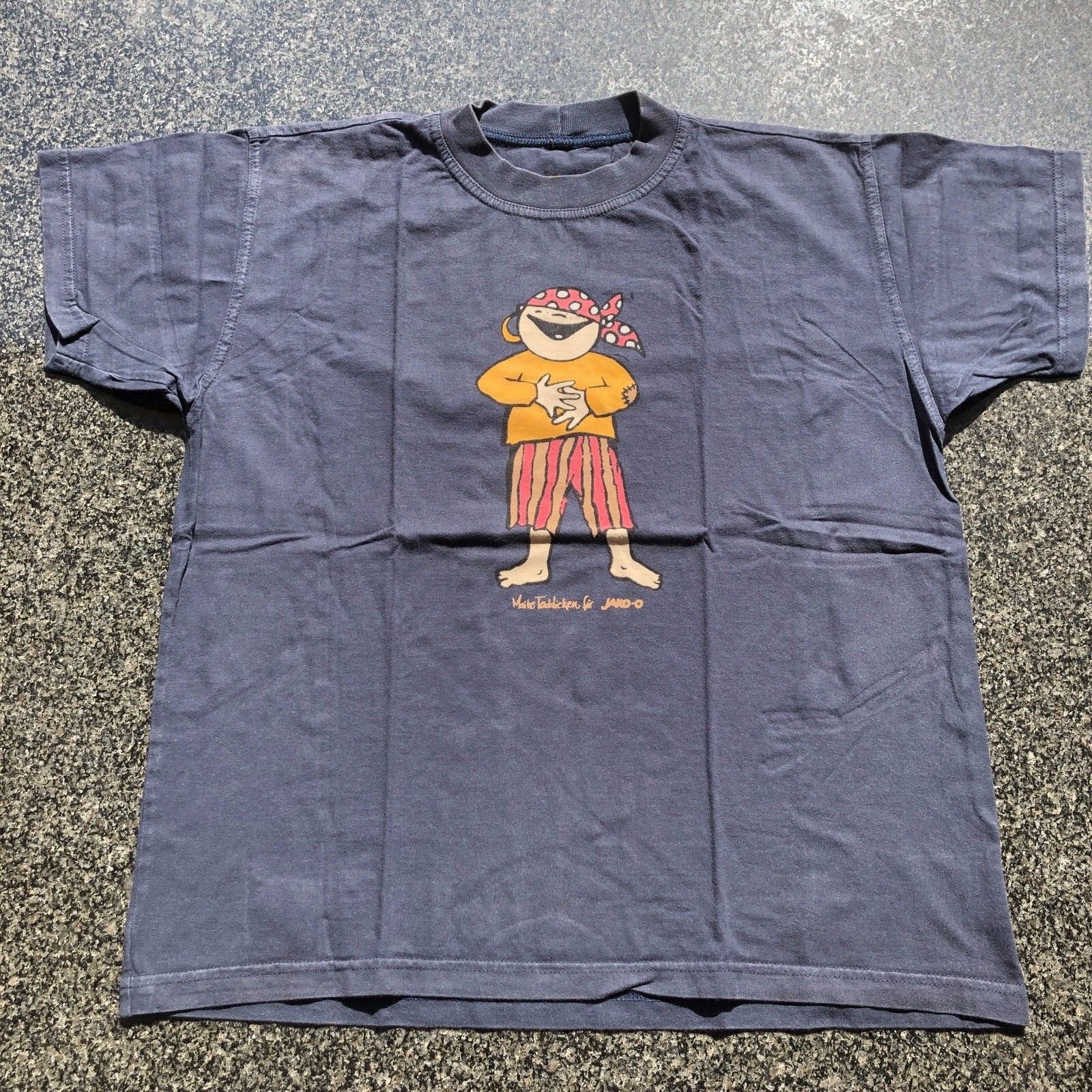 Jako-O T-shirt * pirate * size 152 / 158 * blue * Maike Taddicken
