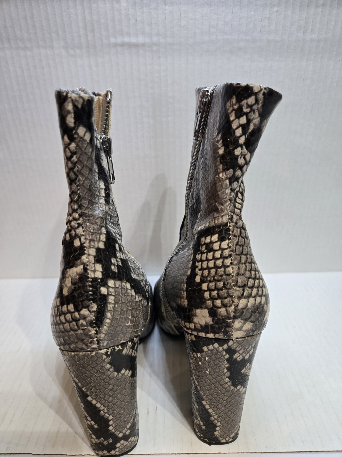 Steve Madden Ragan Snake Print Bootie Size 8 - image 3