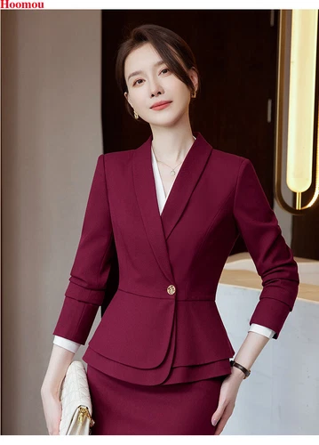 Women One Button Slim Casual Korean Business Workwear Coats Jacket Suits Blazer - Bild 11 von 33