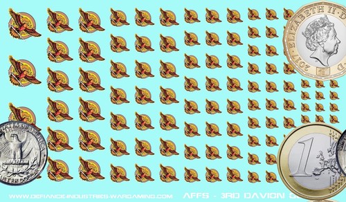 Battletech Premium Waterslide Decals - Federated Suns / Davion Units - Picture 22 of 47