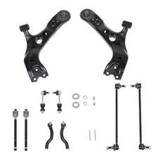 LABLT Front Rear Control Arm And Ball Joint Tie Rod End For 2008-17 Toyota RAV4