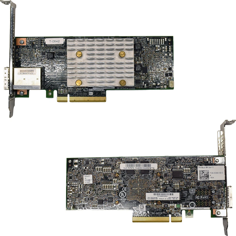 HPE Smart Array P408e-p SR Gen10i RAID Controller PCI-E x8 4GB SP#: 836270-001 - Image 3 of 4