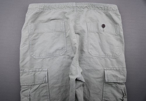 Men's 2015 J Crew Cargo Jogger Pants Cotton & Linen Blend Size 30 (Msr 30x26) - Picture 12 of 12