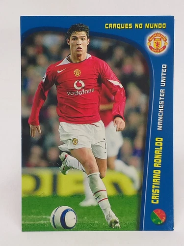 RARE CRISTIANO RONALDO Card #107 MEGA CRAQUES 2005/06 MANCHESTER UNITED PANINI