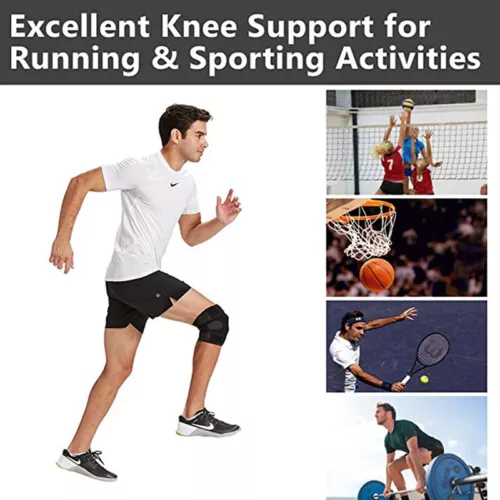 Knee Brace Compression Sleeve Joint Support Open Patella Stabilizer Wrap Straps - Picture 16 of 32
