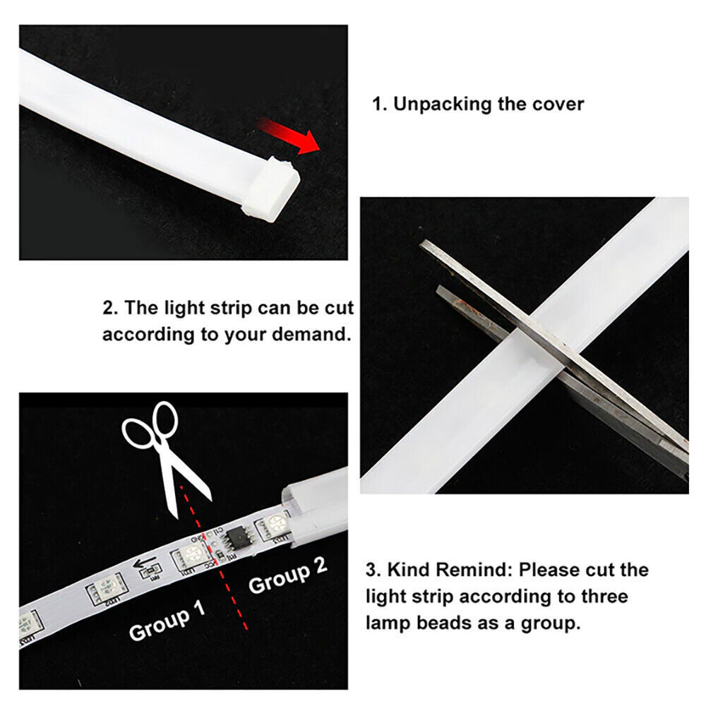 For Chevrolet Silverado Car SUV Truck LED Under Hood Light Strip DRL