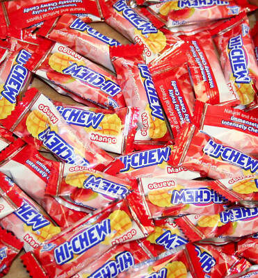 6 pounds MANGO  Hi-Chew Candy Fruit Chews in bulk- 6 pounds # 96 oz.  FRESH