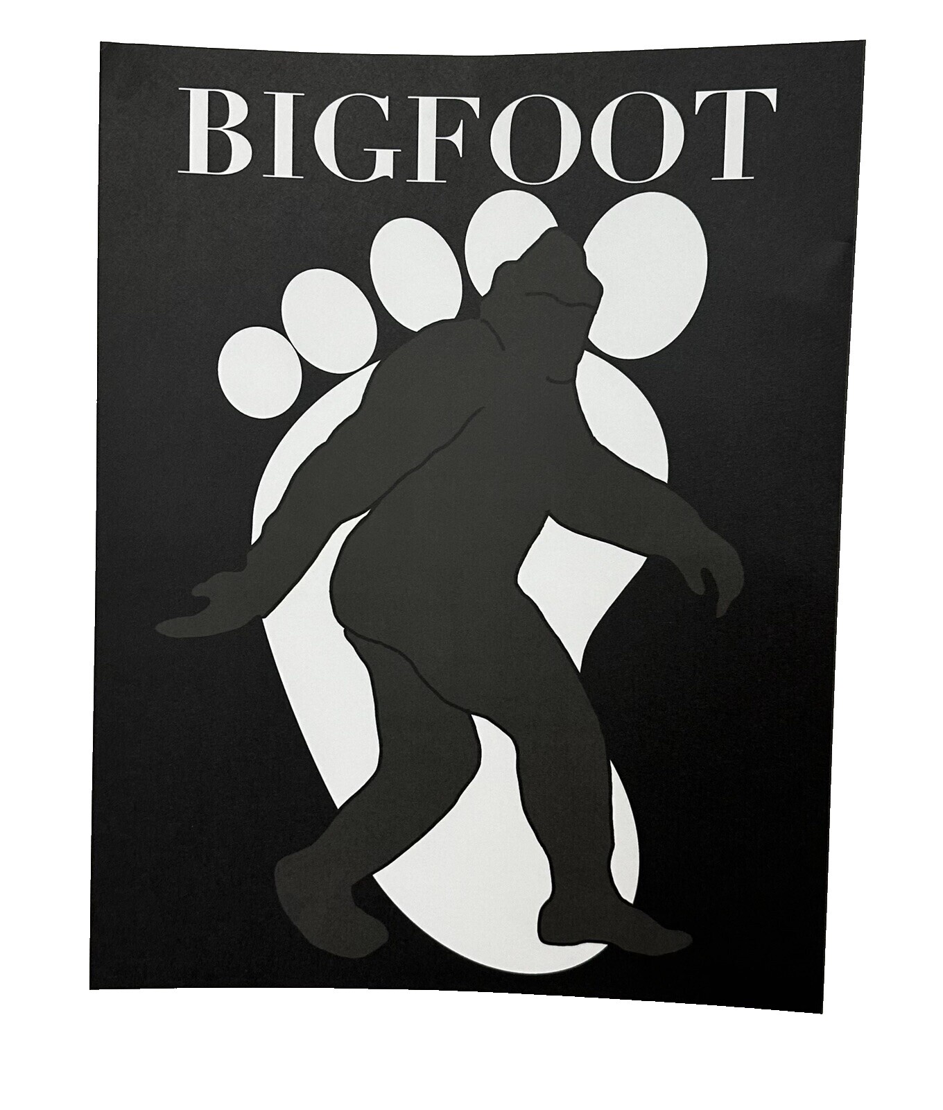ビッグフットグラフィックポスター eb49a76595314adc795fd9b11a7980