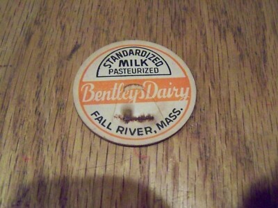 BENTLEYS DAIRY FALL RIVER  MASSACHUSETTS  MILK BOTTLE CAP   DAIRY