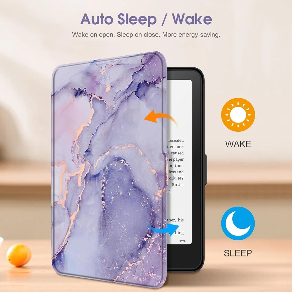 Funda para Kindle Paperwhite de 7" (12.ª generación 2024) Cubierta ligera Auto Sleep/Wake Foto 3 de 4
