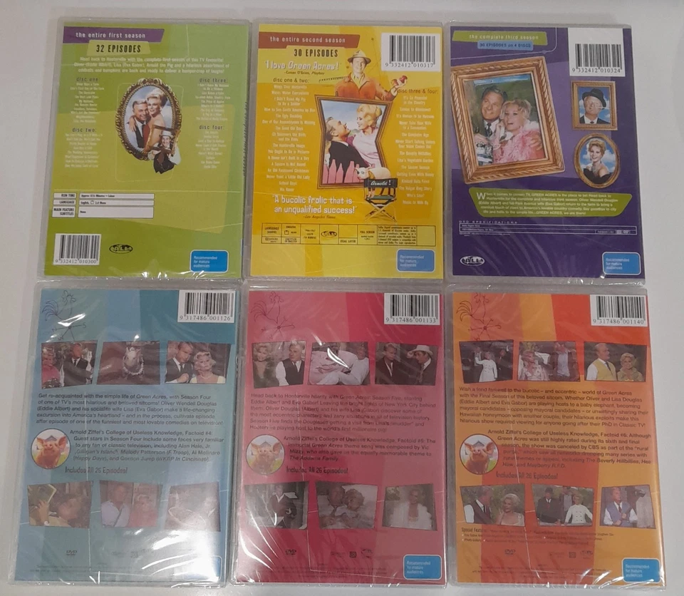 Green Acres Complete Series Season 1-6 NTSC Region Free New Sealed - image 2 of 2
