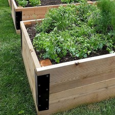 4PCS Metal Corner Brackets for Garden Raised Bed Vegetable Planter Box